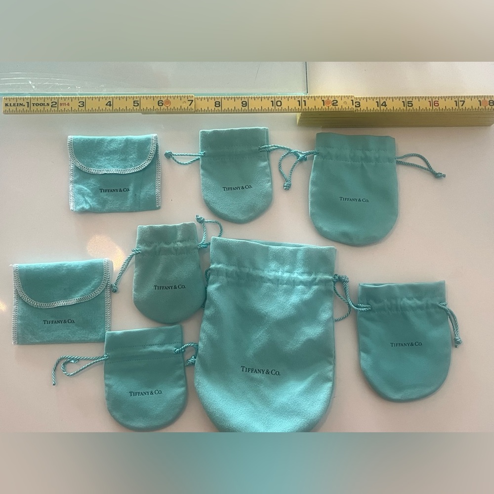 Tiffany Jewelry Box & velvet Pouch